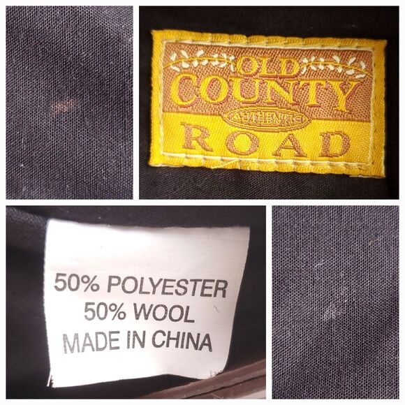 Old Country Road Wool Plaid Purse Red Beige Black Preppy Shoulder Bag Handbag - Picture 6 of 10